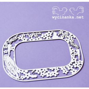Tekturka Wycinanka Na Wsi - Ramka Łąka z warzywami